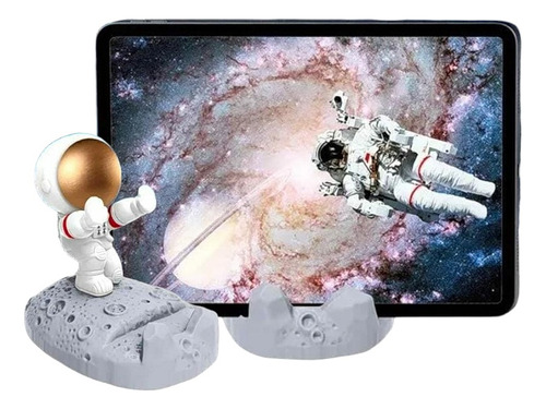 Soporte Astronauta Celular Tablet Base Escritorio Oficina 