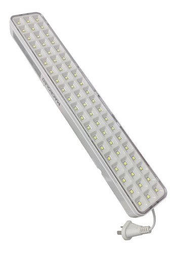 Luz Emergencia 60 Led Recargable-9hs Autonomia Macroled Ef Color Blanco