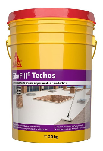 Sikafill Techos Membrana Líquida Sika  20kg  - Prestigio