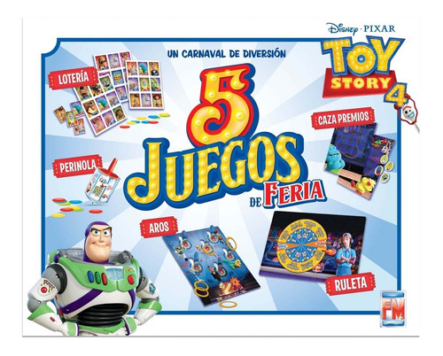Imagen 2 de 6 de Juego De Mesa Fotorama 5 En 1 Toy Story