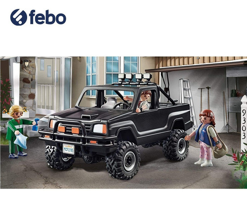 Playmobil Camioneta Pickup Volver Al Futuro Niños Febo
