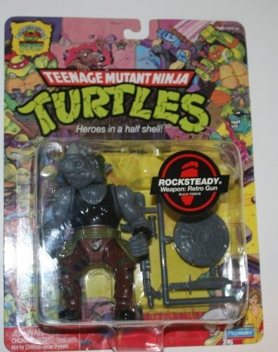 Playmates Tortugas Ninja 1987 25th Anniversary Rocksteady Fi