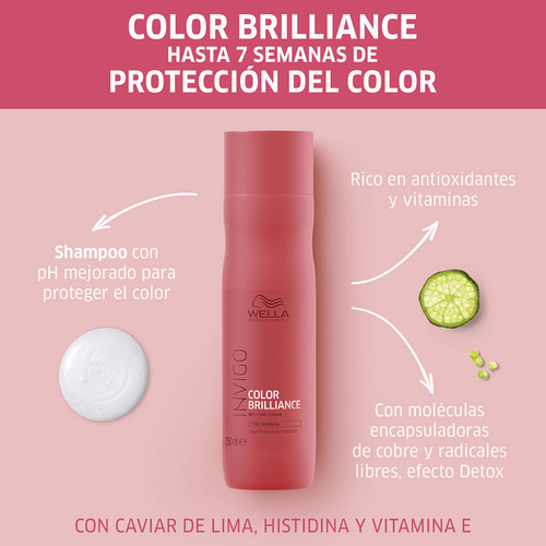 Shampoo Para Cabello Teñido Wella Invigo Brilliance 250 Ml
