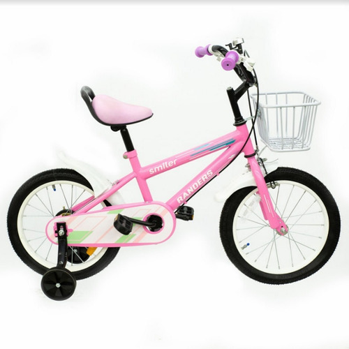 Imagen 1 de 7 de Bicicleta Para Niña Color Rosa Randers Rodado 16