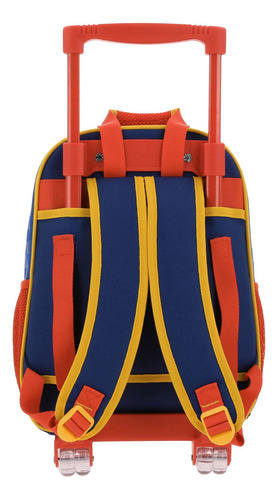 Mochila Chenson Ruedas Preescolar Kinder Mario Bros Veloz