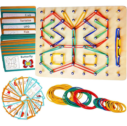 Tablero Didáctico Con Bandas Para Trabajar Patrones Niños