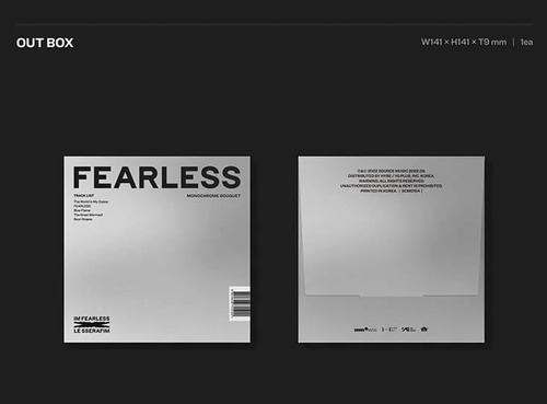 Le Sserafim - Fearless ( Monochrome Bouquet )