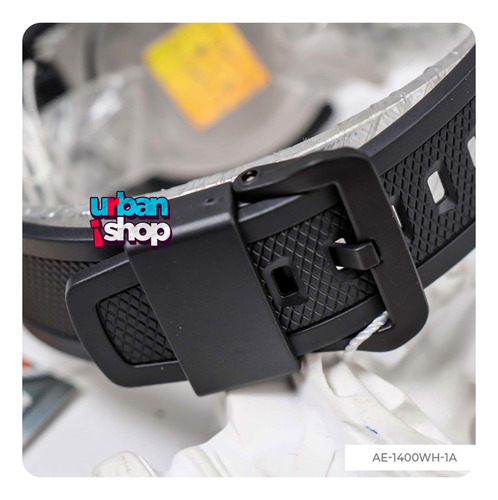 Reloj Casio Caballero Ae 1400wh 1a Negro Cronometro Alarma