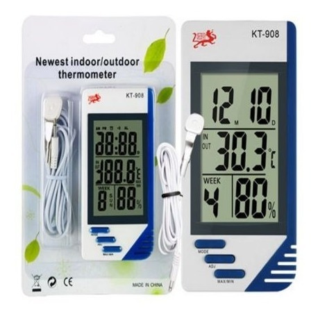 Termómetro Digital Lcd Hygrometer Hidropónica Grow Room / Te