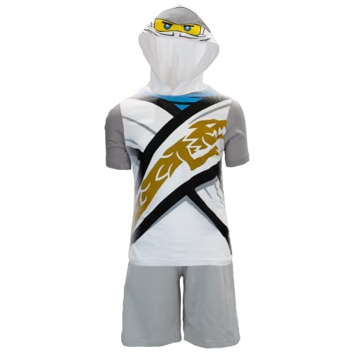 Disfraz De Ninjago Blanco De Lego Para Niños Talla 7