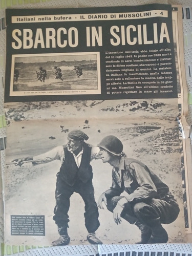 Antiguos Suplementos De La Segunda Guerra Mundial Mussolini (Usado)