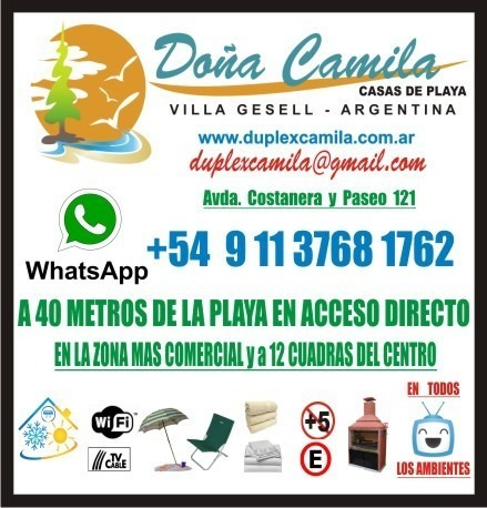 Imagen 14 de 14 de Villa Gesell - Duplex A 40 Metros Reales De La Playa - Dueño