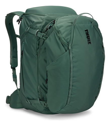 Mochila Para Viagem Ou Passeio Thule Landmark 60l Hazy Green Desenho Do Tecido Liso