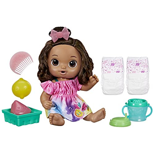 Muñeca Baby Alive Fruity Sips, Limón, Juguetes Para Niñas