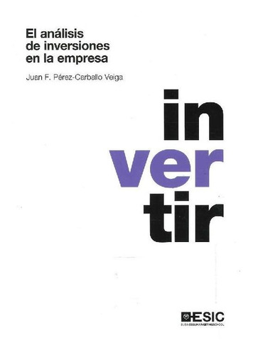 Libro Invertir De Juan F. Pérez-carballo Veiga