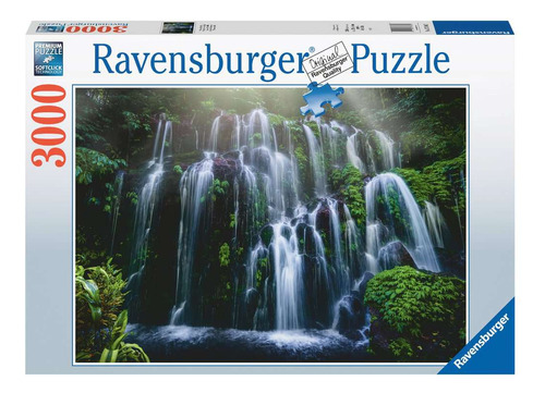 Rompecabezas Cascadas De Indonesia 3000p Ravensburger