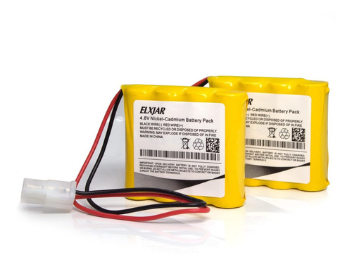 2 Bateria Aa Ni-cd 4.8 5 800 Mah Repuesto Para Lithonia