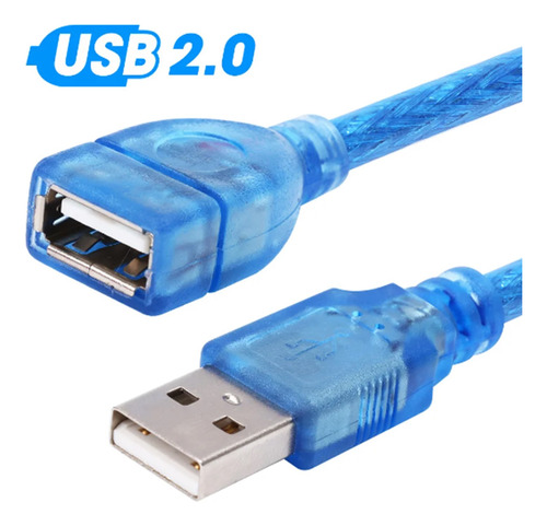 Cable Usb 2.0 Extension 3 Metros Macho A Hembra 