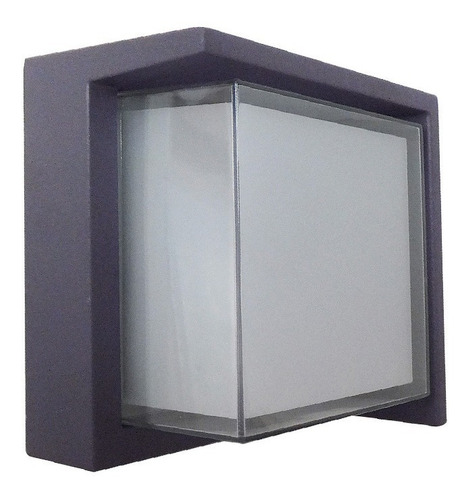 Imagen 8 de 8 de Lámpara Para Muro Exterior, Gris 15w, Luz Cálida Tecnolite
