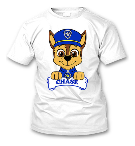 Playera Chase Paw Patrol Todas Las Tallas