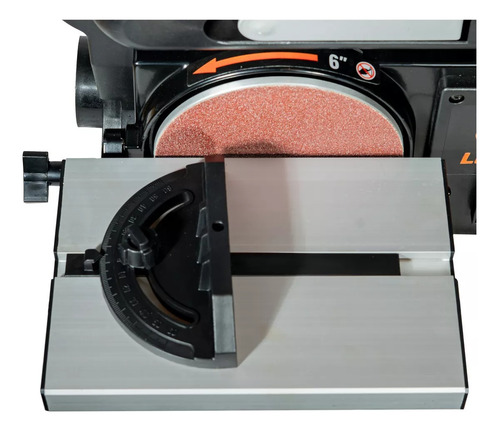 Lijadora De Banda Disco Combinada 150mm 370w Lusqtoff Black