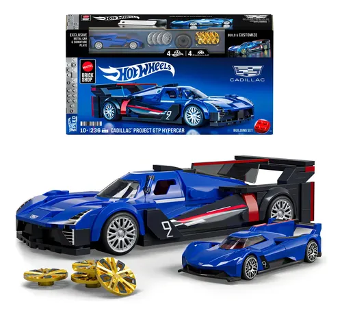 Veículo Mattel Brick Shop Speed Cadillac Project Gtphypercar 236