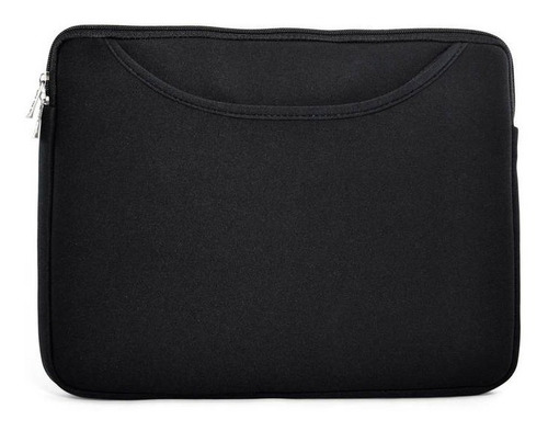 Imagem 2 de 3 de Capa Case Para Notebook Bolso Frontal 15.6 Pol - Preto