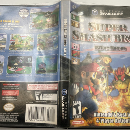 Super Smash Bros Melee Nintendo Game Cube (Usado)