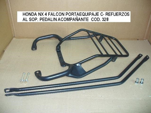 Portaequipaje + Ref Honda Nx 400 Falcon 1999-2013 - Macizo