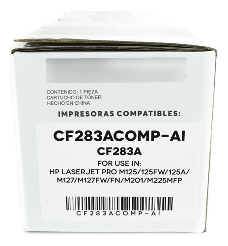 Toner Corona Profesional Cf283a 83a Compatible Con M126