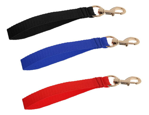 3 Correa Para Perros Negro