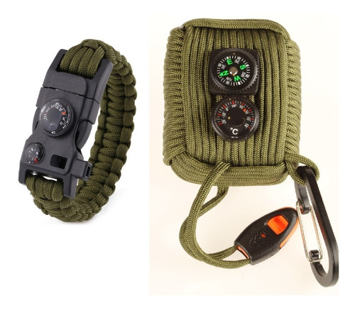 Kit De Supervivencia Paracord Con 32 Accesorios Mas Pulsera