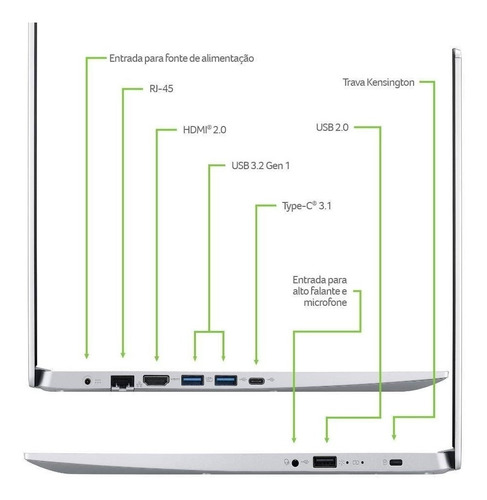 Notebook Acer Aspire 5 A515-45g-r46x Tela De 15.6 Amd Ryzen