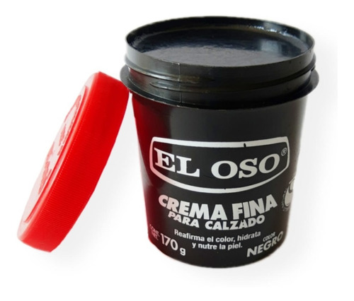 Crema Fina Para Zapatos  El Oso 170gr, Negro,miel Y Cafe