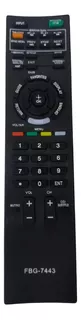 Controle Remoto Compatível Tv Sony Bravia Led Lcd 7443