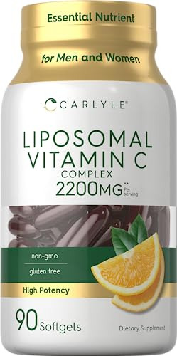 Carlyle Liposomal Vitamina C  2200mg Tenido 90 H8g6j