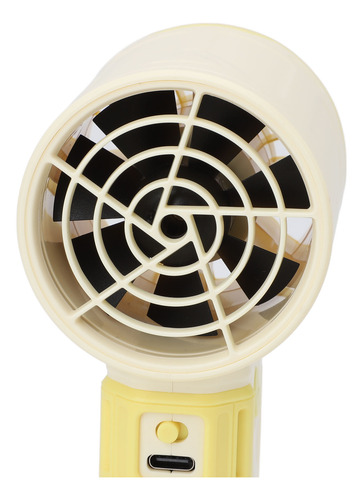 Ventilador Portátil De Mano Amarillo Mini Potente Usb