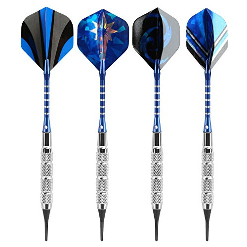 Gwhole 18g Soft Dart Con 16 Dart Flights Y 200 Dart Soft Tip