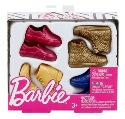 Barbie Moda Set De 4 Pares De Zapatos Para Ken