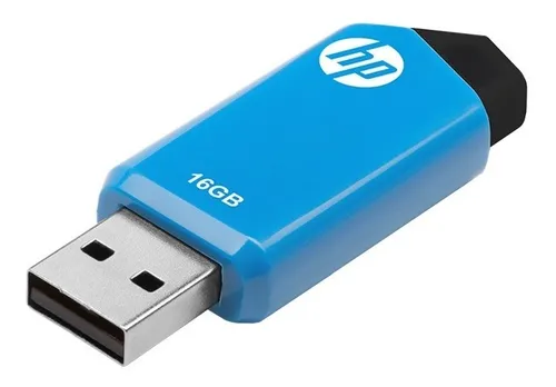 Memoria USB HP v150w 16GB 2.0 celeste y negro