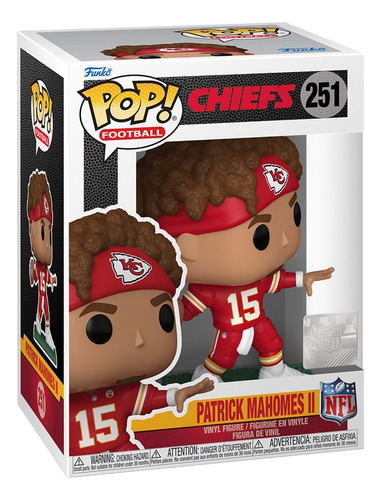 Funko Pop Patrick Mahomes Ii #251 Nfl Kansas City Chiefs