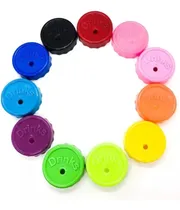Comprar 80 Tapas Drinks Plastica Perforacion Sorbete Para Frascos