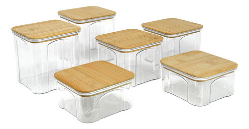 Hw Home De Recipientes Herméticos Con Tapa Café 6