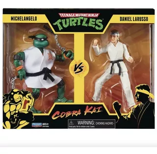 Tortugas Ninja Mutante Michelangelo Y Daniel Larusso Kobra K