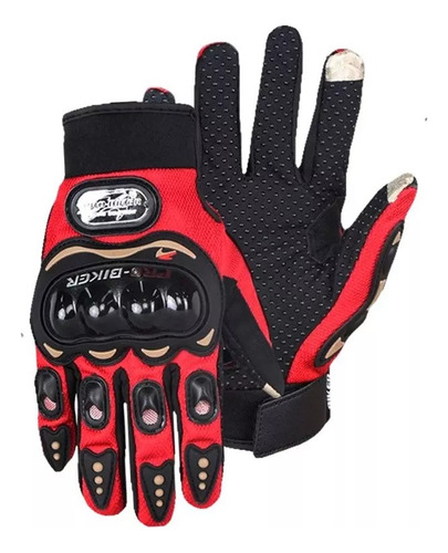 Guantes Moto Ciclista Con Proteccion En Nudillos Y En Palmas