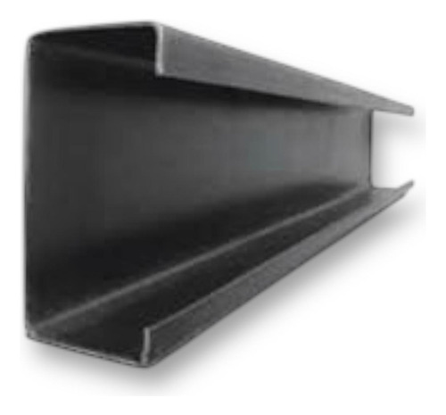 Perfil C Chapa Negra 100 X 45 X 15 X 2.0 Mm Largo 6 Mts