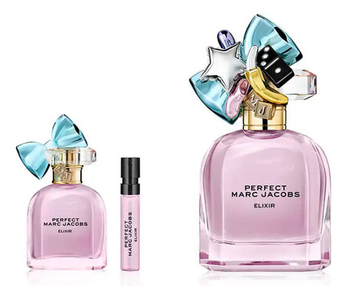 Kit Perfume Marc Jacobs Perfect Elixir Edp 50 Ml + Minitalla