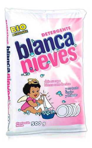 Detergente En Polvo Blanca Nieves Multiusos 500g