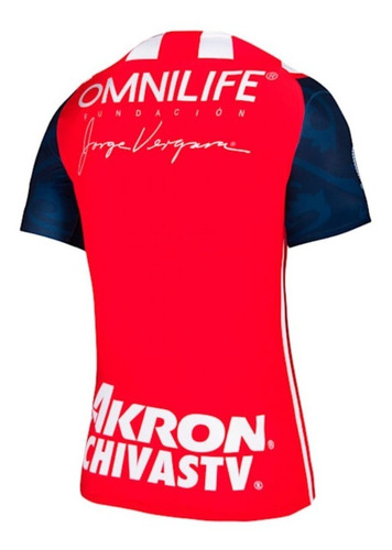 Imagen 2 de 3 de Jersey Playera Puma Chivas Del Guadalajara Para Dama Mujer