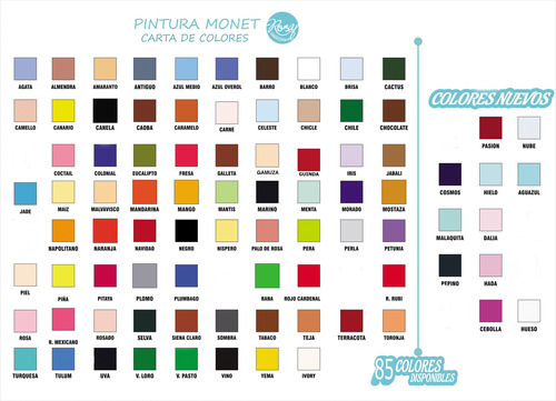 Set Pinturas Monet Acrilicas Base Agua